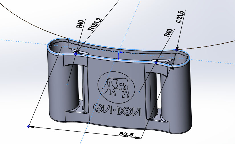 Ovi-bovi tag drawing